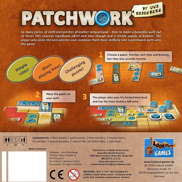 Patchwork  - fun game Patchwork  - fun game